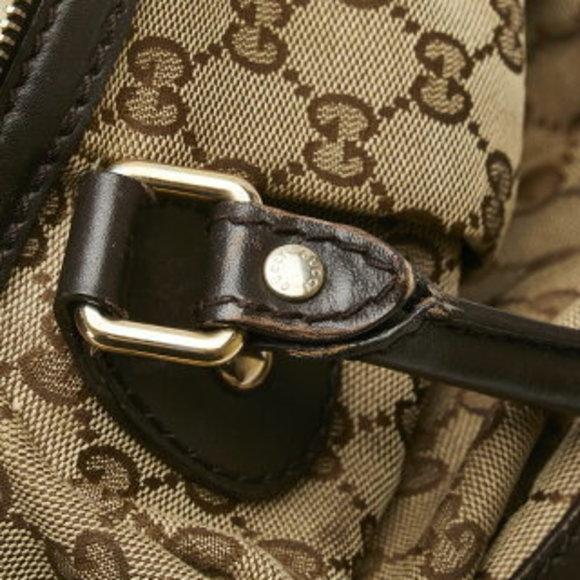 Gucci GG Tote beige brown leather - Picture 6 of 11